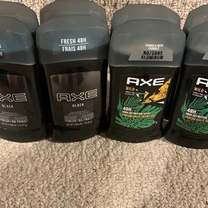 Axe deodorant black 8 bottles new and fresh